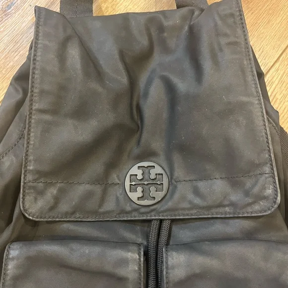 Tory Burch black nylon backpack - Picture 2 of 9